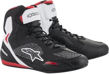 Alpinestars Faster-3 Rideknit Shoes Black/White/Red 45 Boty