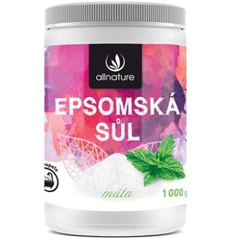 Allnature Epsomská sůl Máta 1 kg (8595674600066)