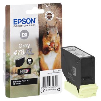 EPSON C13T04F64010 - originální cartridge, šedá, 10,2ml
