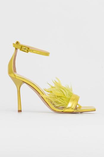Kožené sandály Liu Jo Camelia Leonie Hanne zlatá barva