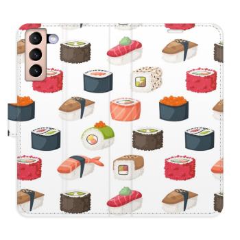 Flipové pouzdro iSaprio - Sushi Pattern 02 - Samsung Galaxy S21