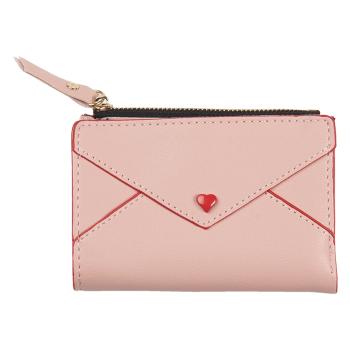 Růžová peněženka Psaníčko - 12*9 cm JZWA0117P