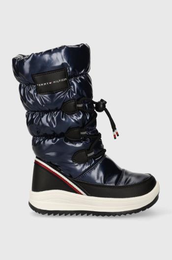 Dětské sněhule Tommy Hilfiger tmavomodrá barva