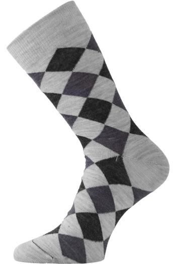 Lasting merino ponožky WPK šedé Velikost: (34-37) S