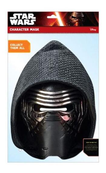 Maska celebrit - Star Wars - Kylo Ren - MASKARADE