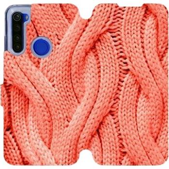 Flipové pouzdro na mobil Xiaomi Redmi Note 8T - MK02S Oranžový vzor svetru (5903516116812)