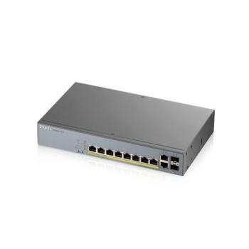 Zyxel GS1350-12HP, 12 Port managed CCTV PoE switch, long range, 130W, GS1350-12HP-EU0101F