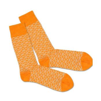Barevné ponožky – Classic Orange Lining – 41 – 46