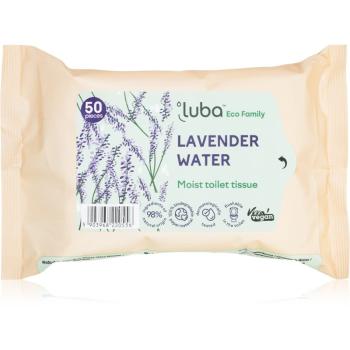 Luba ECO Family vlhčený toaletní papír Lavander 50 ks