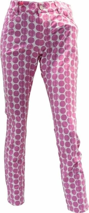 Alberto Mona WR Dots Pink 36 Kalhoty