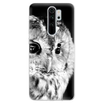 Odolné silikonové pouzdro iSaprio - BW Owl - Xiaomi Redmi Note 8 Pro