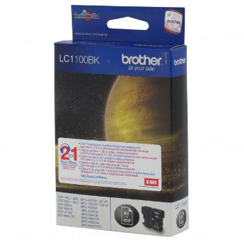 BROTHER LC-1100 - originální cartridge, černá, 9ml