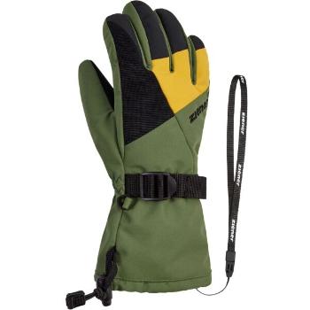 Ziener LANI GTX JR Dětské lyžařské rukavice, tmavě zelená, velikost 7