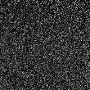 Mujkoberec.cz  100x290 cm Metrážový koberec Rolex 0900 černá -  bez obšití