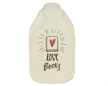 Termofor zahřívací láhev Love books
