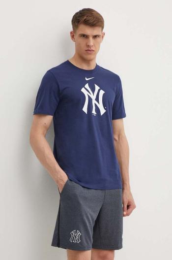 Tričko Nike New York Yankees tmavomodrá barva, s potiskem