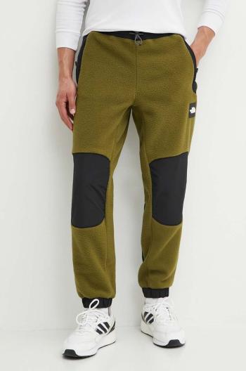 Tepláky The North Face M Fleeski Y2K Pant zelená barva, vzorované, NF0A879MPIB1