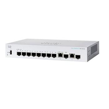 CISCO CBS350 Managed 8-port SFP, Ext PS, 2x1G Combo (CBS350-8S-E-2G-EU)