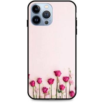 TopQ iPhone 13 Pro Max silikon Roses 65565 (Sun-65565)