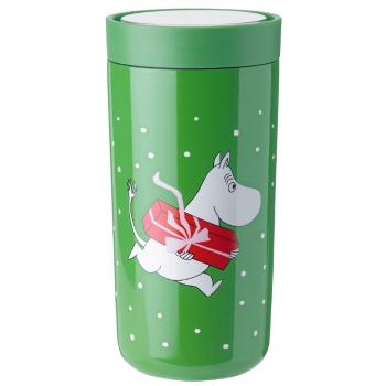 Termohrnek TO GO CLICK MOOMIN PRESENT Stelton 0,2 l zelený