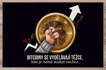 Prostírání Bitcoin hand