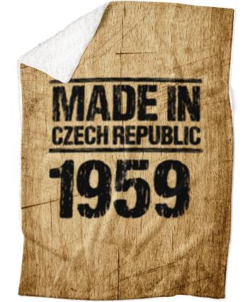 Deka Made In (rok: 1959, Podšití beránkem: ANO)