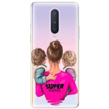 iSaprio Super Mama - Two Boys pro OnePlus 8 (smtwboy-TPU3-OnePlus8)