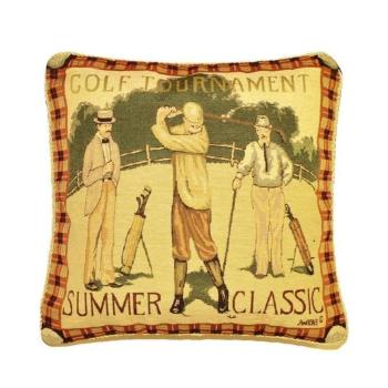 Forbyt  Návlek na polštář, Ornament Golf, barevný, 43 x 43 cm