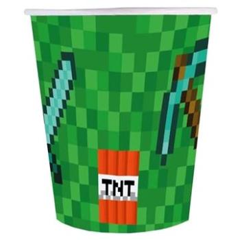 Papirové kelímky minecraft party - 250 ml - 6ks (5907509905599)