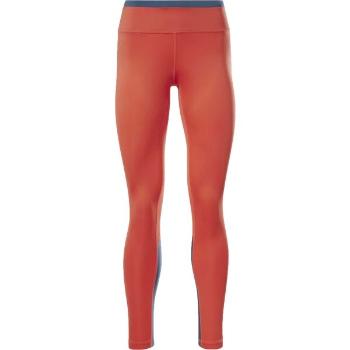 Reebok WOR BIG LOGO TIGHT Dámské legíny, oranžová, velikost XS