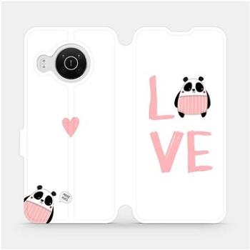Flip pouzdro na mobil Nokia X10 - MH09S Panda LOVE (5903516743070)