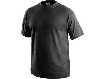 Tričko CXS DANIEL, krátký rukáv, černé, vel. XL
