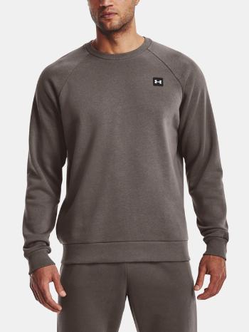 Under Armour UA Rival Fleece Crew Mikina Hnědá