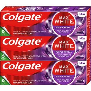 COLGATE Max White Purple Reveal 3x 75 ml (8590232001156)