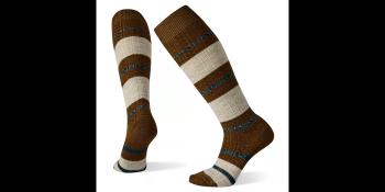 Smartwool W EVERYDAY STRIPED CABLE KNEE HIGH acorn Velikost: S ponožky