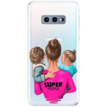 iSaprio Super Mama - Boy and Girl pro Samsung Galaxy S10e (smboygirl-TPU-gS10e)