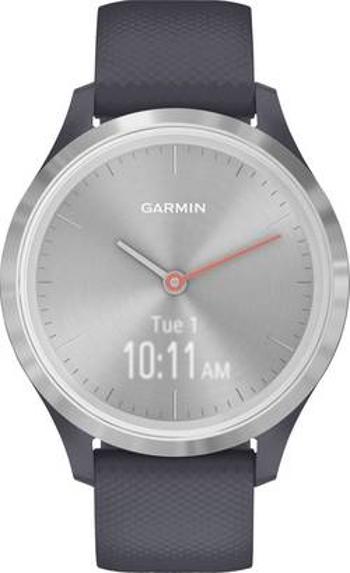 Chytré hodinky Garmin vivomove 3S Sport Silver-Blue, Silicone