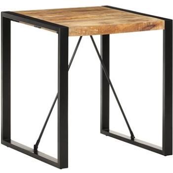 Jídelní stůl 70x70x75 cm masivní hrubé mangovníkové dřevo (321596)