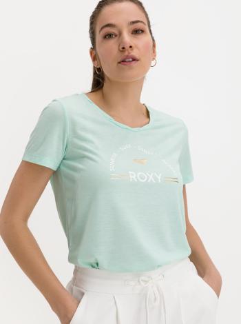 Mentolové tričko s potiskem Roxy