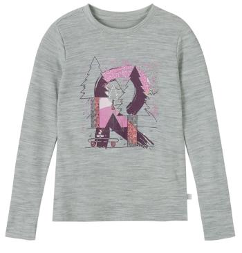 Reima dívčí vlněné tričko Viluton 5200011A-915A šedá 146