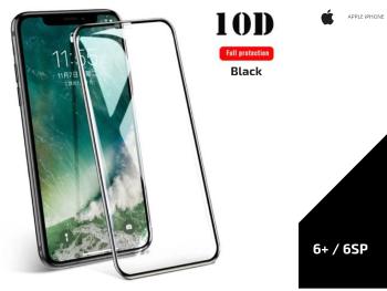 Ziskoun Tvrzené sklo 10D Full cover pro Iphone 6+/ 6SP 0,3mm -černá TVSK11