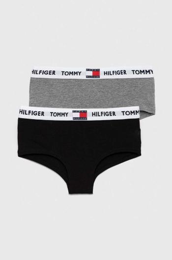 Dětské kalhotky Tommy Hilfiger 2-pack šedá barva