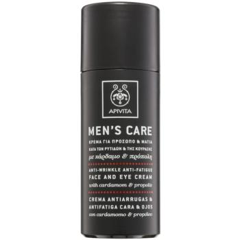 Apivita Men's Care Cardamom & Propolis protivráskový krém na obličej a oči 50 ml