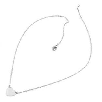 Šperky4U Ocelový náhrdelník se srdíčkem - OPD0212-ST