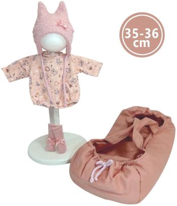 Llorens M635-72 obleček pro panenku miminko NEW BORN velikosti 35-36 cm