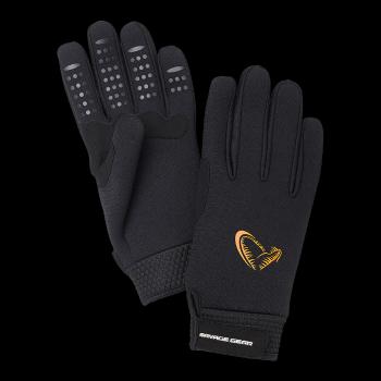 Savage gear rukavice neoprene stretch glove black - m