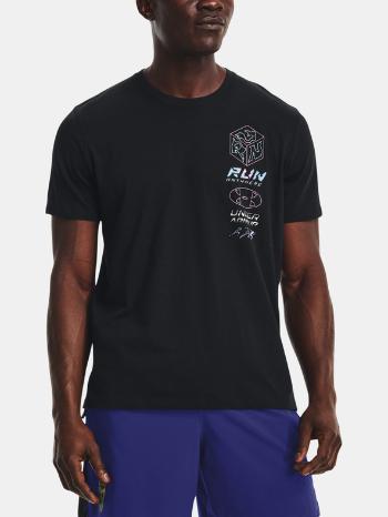 Under Armour UA RUN ANYWHERE TEE v2 Triko Černá