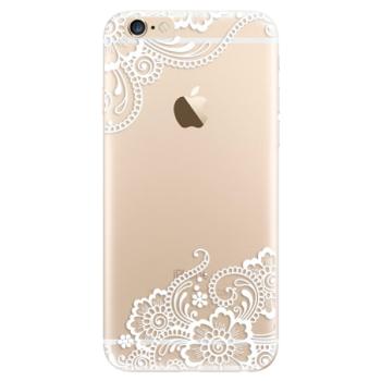 Odolné silikonové pouzdro iSaprio - White Lace 02 - iPhone 6/6S