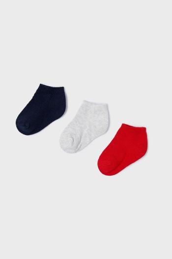 Dětské ponožky Mayoral (3-pack) červená barva