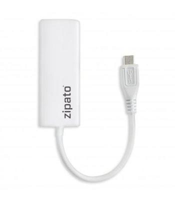 ZipaTile - redukce Mikro USB na Ethernet